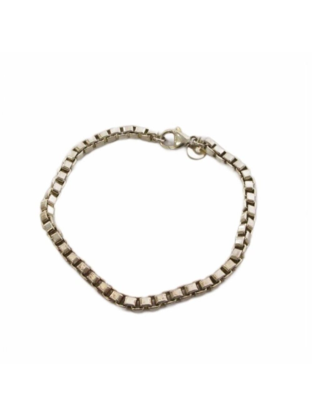 Tiffany & Co Venetian Link Bracelet 925 Sterling Silver Color